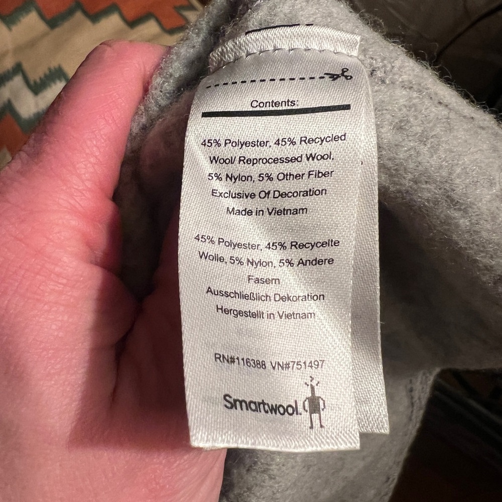 Gray Smartwool Pullover - image 6